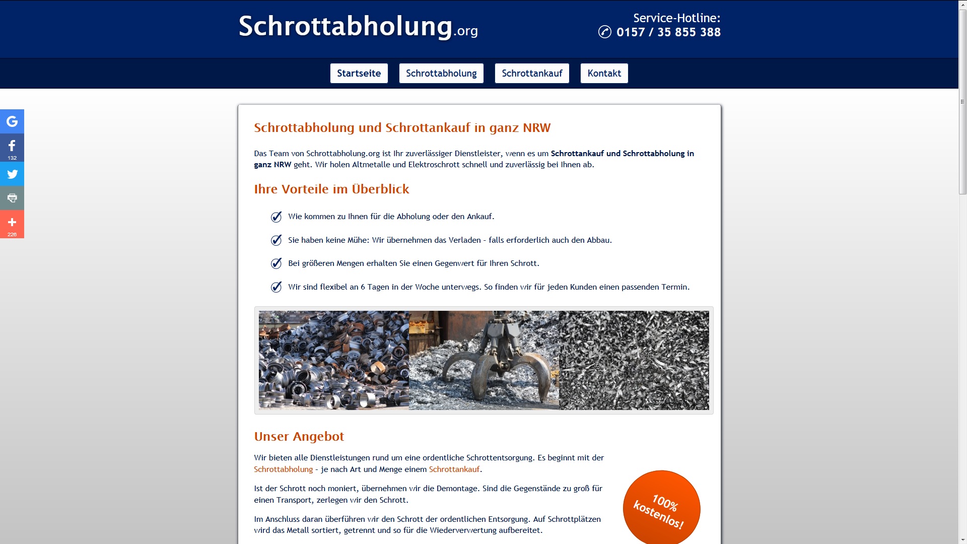 Schrottabholung Mönchengladbach–die Alternative zum Sperrmülltermin