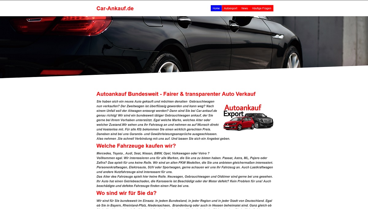 Wer in Nürnberg und Umgebung ein Auto verkaufen möchte sollte sich an das kompetente Team von Auto Ankauf Nürnberg wenden
