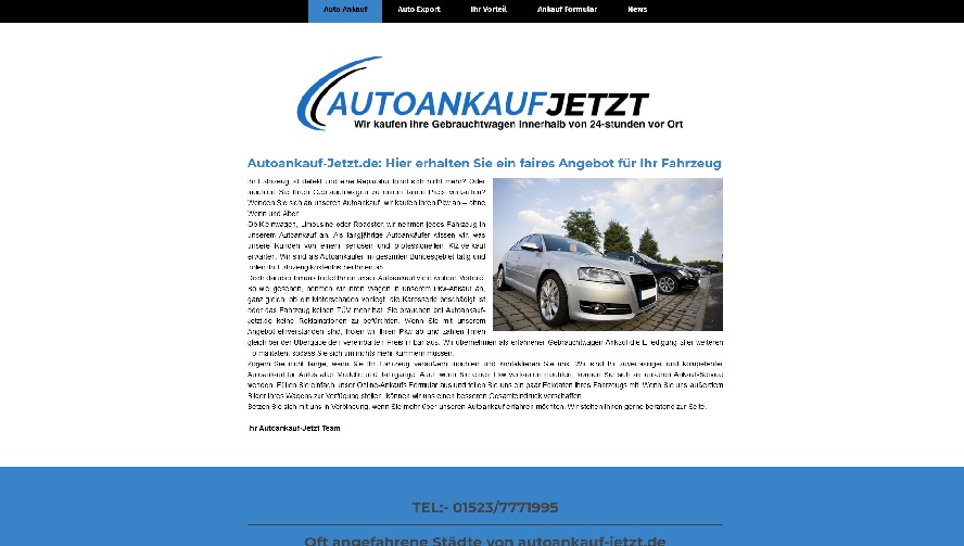 Wer in Koblenz und Umgebung ein Auto verkaufen möchte sollte sich an das kompetente Team von Autoankauf-Jetzt.de wenden